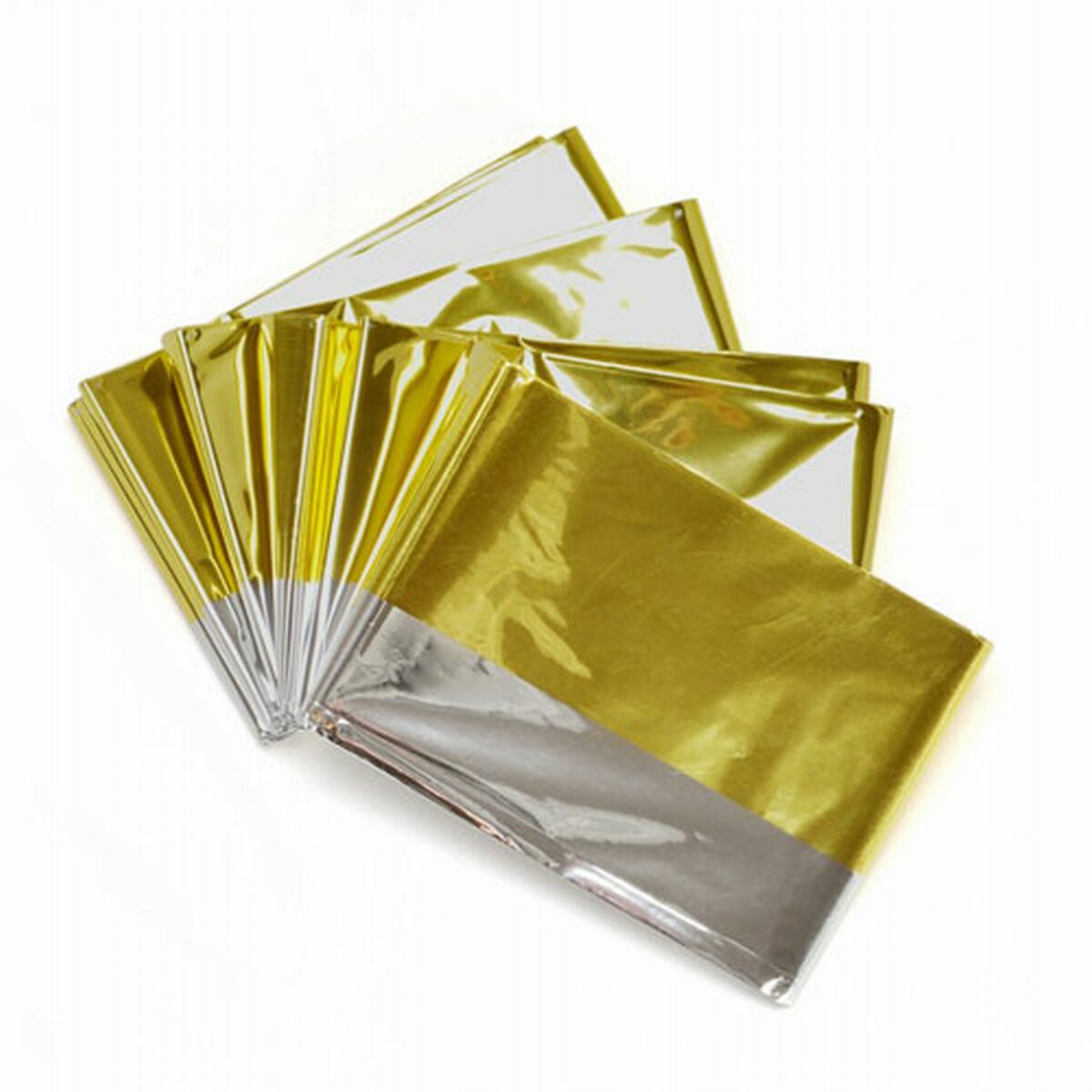 K.57 Rettungsdecke, gold/silber, aluminiumbedampfte Folie